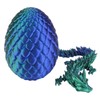 BBBin 3D Printed Dragon Eggs with Dragon Inside - Full