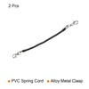 [PATIKIL] 2PCS 200mm Retractable Coil Spring Keychain with Lobster Clasp