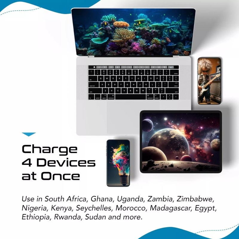 Ceptics Adapter Travel Set Use All Over Africa, Zimbabwe, Morocco-