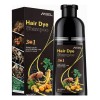 Shampoo Con Tinte Cubre Canas Natural 500 Ml. Color Negro