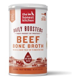 Caldo Instantáneo De Huesos De Res The Honest Kitchen 855089008245 Para Perros Y Gatos (1 Unidad), 3.6 Onzas