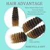 Human Braiding Hair Mix Synthetic Curly Boho Hair for Braiding,