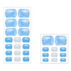 Loenble Eco-friendly Premium Water Luminous Volume Nail Strip Gel Nail Pedi Sticker 29pcs, 1 piece, Aqua / 로엔블 친환경 프리미엄 물광볼륨 네일스트립 젤네일 페디 스티커 29pcs, 1개, 아쿠아