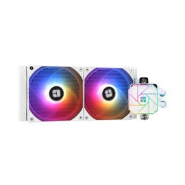 Thermalright Aqua Elite 240 White V3 Aio CPU Cooler,240 Liquid Cooling Row,ARGB PWM Cooler Fans,for Intel LGA1150/1151/1155/1156/1200/2011/1700,AMD:AM4/AM5,PC Cooler Aio