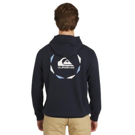 Quiksilver Men's Regular Fit Super Soft Fleece Premium Pullover Hooded Sweatshirt, Navy
