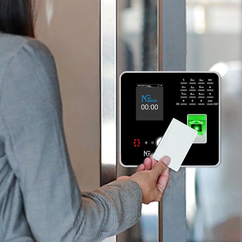 NGTeco 10 PCS RFID Cards for Time Clock, Compatible Time