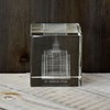 Ringmasters Crystal Cube Desk Decor LDS Temple Paper Weights for