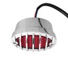 FATECIM Motorcycle Custom Oval-shaped LED Tail Light Cat Eye Rear