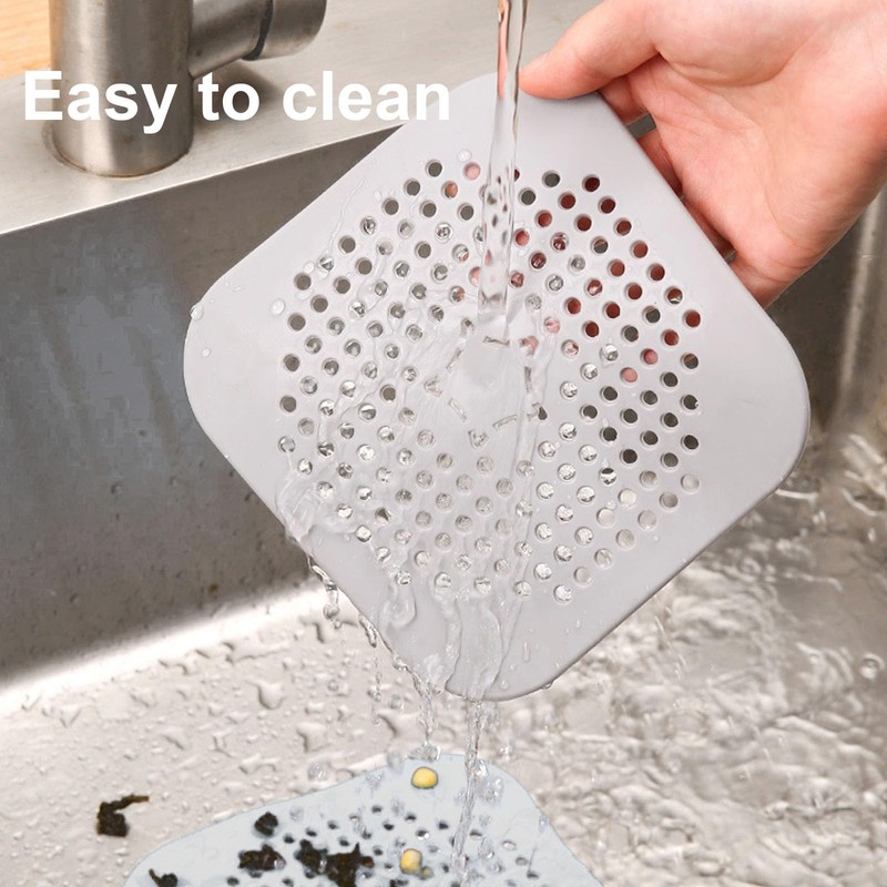 4 Pack Drain Hair Catcher, Bathroom Shower Drain Protector Hair