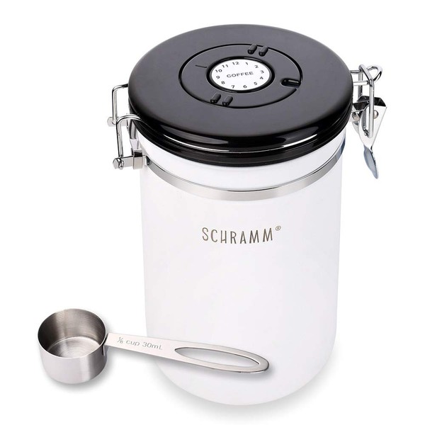 Schramm® coffee jar 1800 ml in 10 colours with dosing