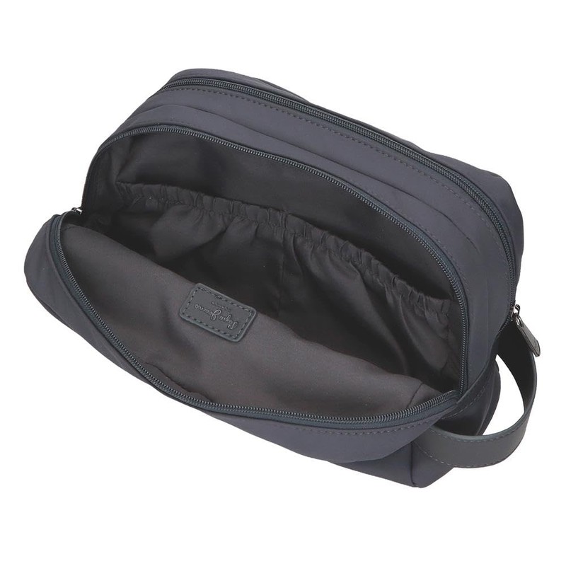 Pepe Jeans Corin Toiletry Bag Grey 26x16x12cm Polyester and PU