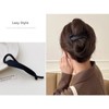 GF Twist Slim Banana Hair Half-Up Claw Clips (6 Types) / GF 꼬임 슬림 바나나 헤어 반머리 올림 집게핀 6종