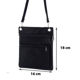 Travel Secure Neck Pouch Passport Card Ticket Money Secret Wallet Holster Bag