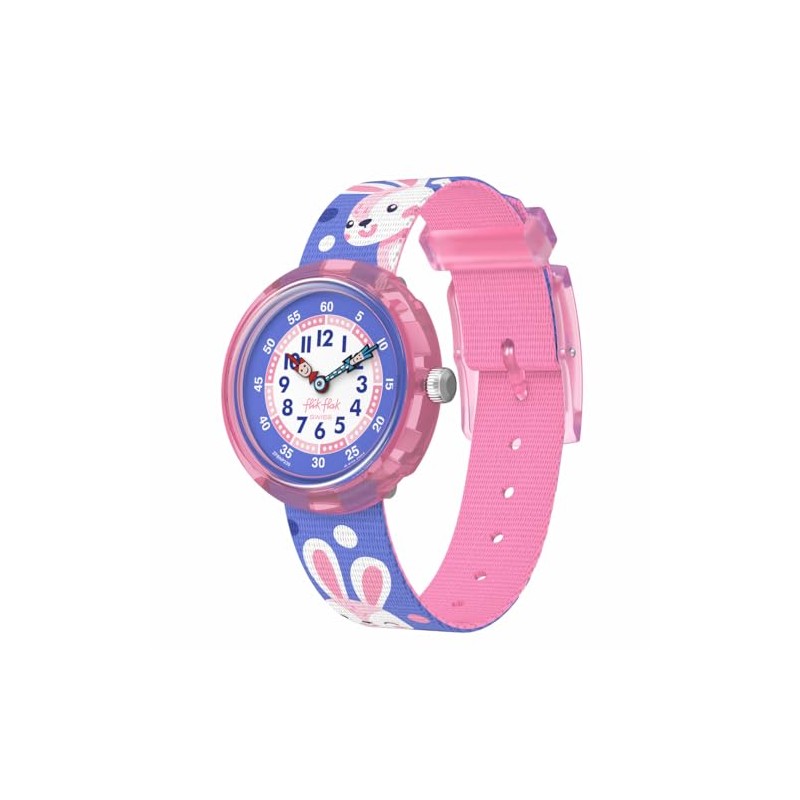 Flik Flak Girls Rabbit Watch, Strap.
