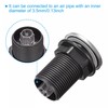 sourcing map Garbage Disposal Air Switch Button 32mm Dia 304