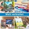 Pack of 6 Canvas for Painting, Canvas, 3 Sizes, 20