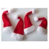 Novelty Cute Santa Hat Bottle Toppers (Set of 4) Ideal