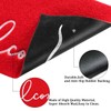 MWAZZLL Red Doormat Large Outdoor Indoor Non Slip Welcome Mats