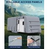 33'-35' RV Cover,4-Layer Extra Thick Windproof & Waterproof Travel Trailer
