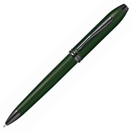 Cross Townsend Midnight Green Micro Knurled and Sandblasted Matte Black PVD w/Matte Black PVD Appointments Ballpoint Pen