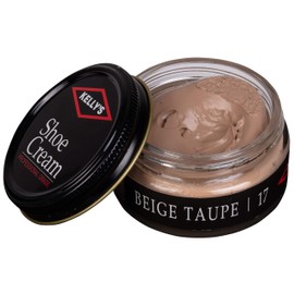 Kelly's Beige Taupe Shoe Polish 1.5 oz - Professional Leather Shoe Cream