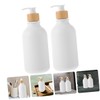 SHOWERORO Elegant Marble Soap Dispenser White Foam Pump Hand Pump