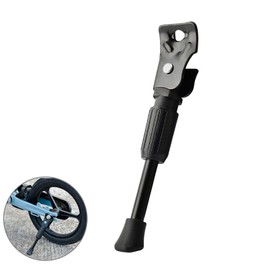 Lotnery Kids Bike Kickstand Heavy-Duty Single Side Bicycle Stand for 14" Wheels Anti-Slip Rubber Boot, Tool-Free Installation Child Folding