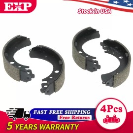 EXPPOWER Rear Brake Shoes for Honda Accord Civic 1992 - 2005 FIT ACCORD