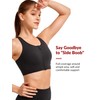 Yvette Front Closure Sports Bras for Women High Support Large
