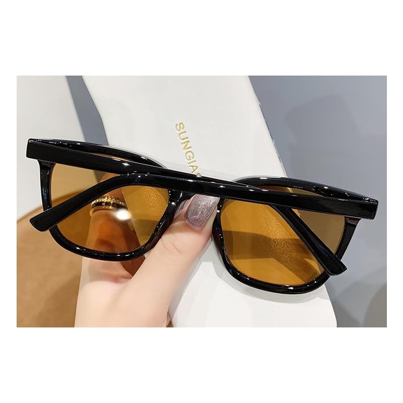 88flix Korean sunglasses for women brown lenses, small face, UV