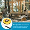 Agatige Fiberglass Tape Measure, 20m/65.6ft Retractable Fiberglass Tape Measure Measuring