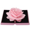 3D Rose Pop up Ring Box Wedding Engagement Jewelry Storage