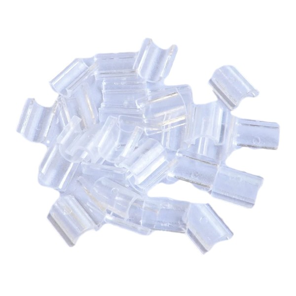 MYmama 5656-1 Hair Bands and Buttons Making Feet Parts 30 Pieces (Clear)
