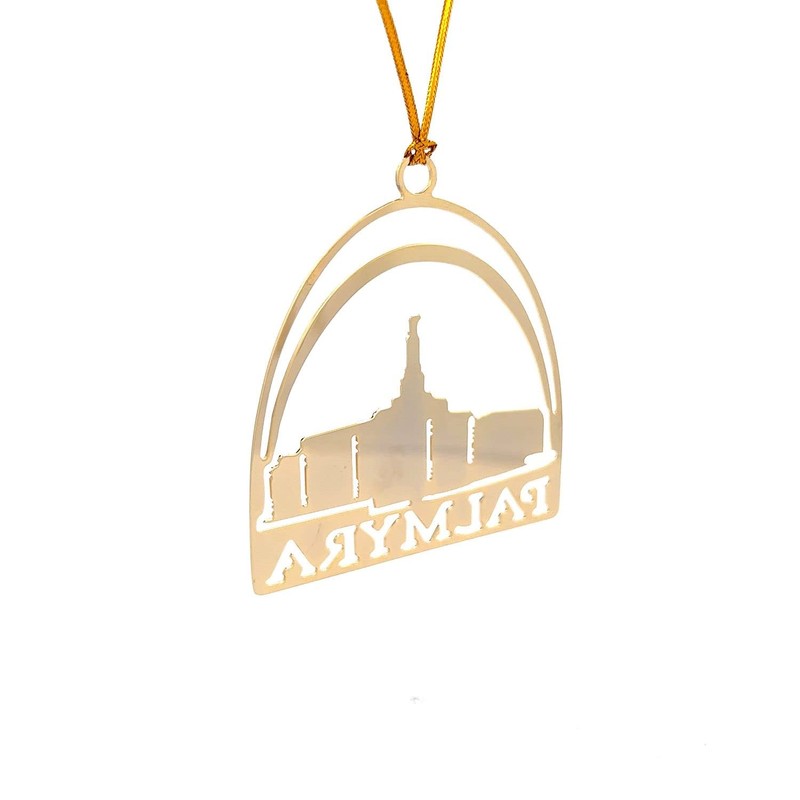 C29 Ornament Palmyra Temple 24kt Gold Plate Mormon One Moment