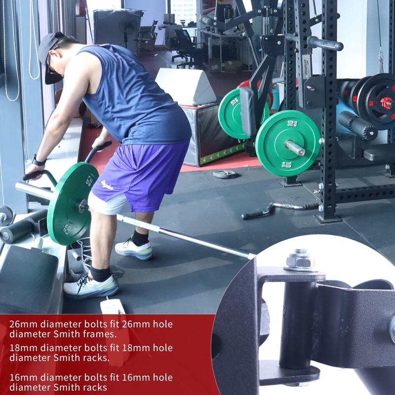 360° Swivel T-Bar Row Landmine Attachment for Barbell