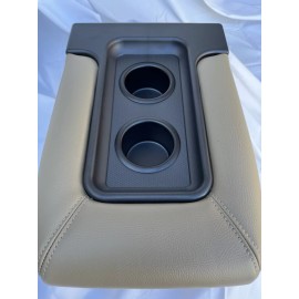 AFTER MARKET 99-02 SILVERADO SIERRA TAN BEIGE CUP HOLDER CENTER CONSOLE STORAGE LID ARMREST