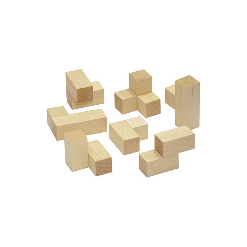 Natural Soma Cube - Made in USA