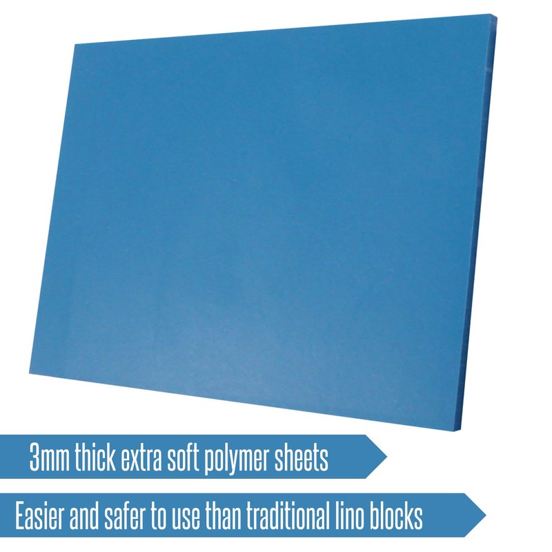 Essential Arts Extra Soft 100 x 150mm Double Sided Blue