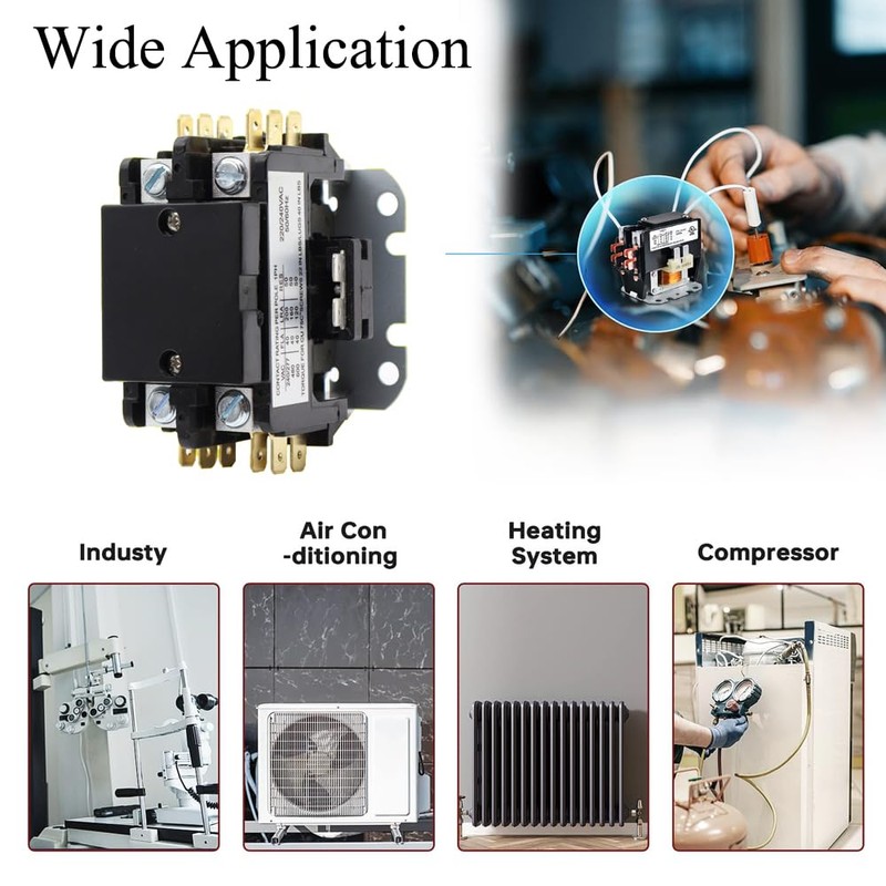 CJX9 1.5P 32A AC Contactor Air Conditioning Compressor Contactor for