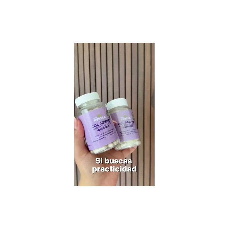 Persea Capsulas Colageno Biotina Magnesio Extracto Aguacate Vitamina Sabor