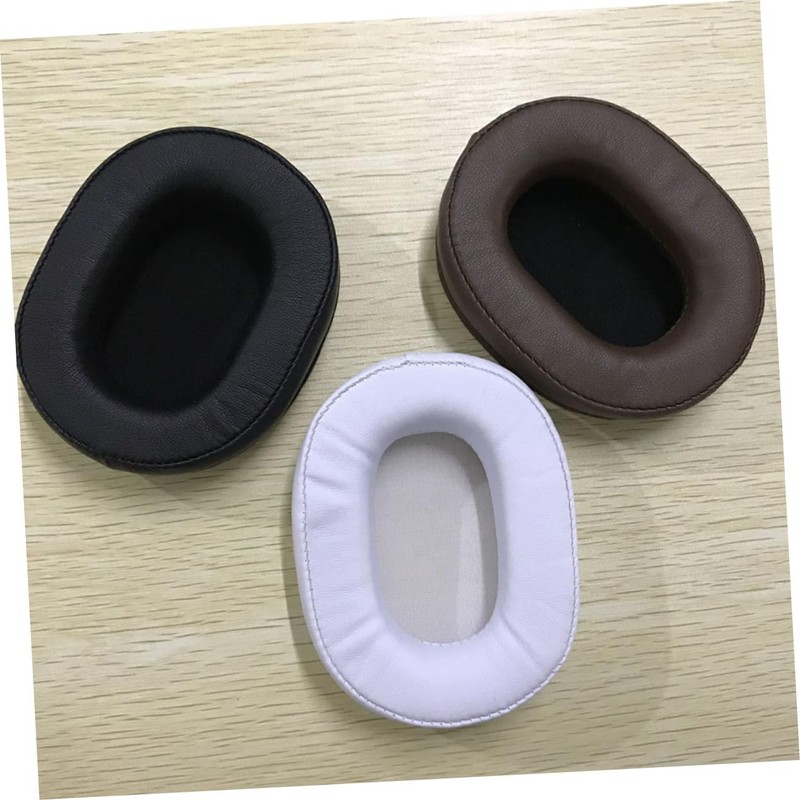 OSALADI 2 Pairs Ear Pads Cushion Leather Ear Cushion Replacement
