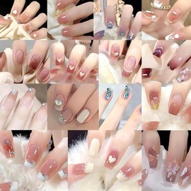Natures Farmer Self Nail Nail Tips 24p Nail Art Nail Sticker Decoration Care Nail Art Tool Color Z-068 / 네이처스파머 셀프네일 네일팁 24p 손톱 예술 네일 스티커 장식 케어 네일아트 도구 컬러 Z-068