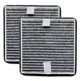 Nispira FRF105 Filter Replacement for Febreze FHT150W OdorGrab Portable Air Cleaner Odor Reducer, HEPA Carbon 2 Packs