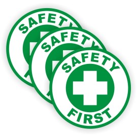 Unbranded/Generic 3pk Safety First Hard Hat Decals Helmet Stickers Union Laborer Foreman Scaffold