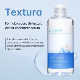 Mixsoon Glacier Water Hyaluronic Acid Serum 300ml Día/noche