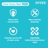 Intex Heavy Duty Solar Above Ground Pool Cover Reel Aluminum