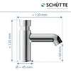 Schütte Lima Cold Water Tap, Fitting, Bathroom Tap Only for