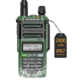 BAOFENG UV-9R PRO Dual Band Two-Way Radio Ham Radiio Dustproof Waterproof IP67 Transceiver Walkie Talkie Long Range Rechargeable 5W Handheld Radio Upgraded Version of UV-9R Plus