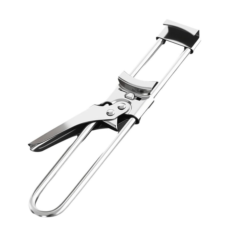 Adjustable Multifunctional Stainless Steel Can Opener Cover Clip, Manual Can