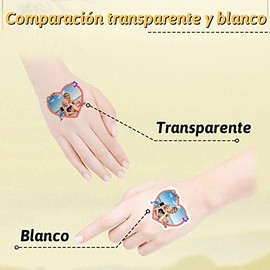 TransOurDream-Marca de confianza,Perfecto para fiesta,Papel de transferencia de tatuaje temporal¡Imprimible personalizado,defínelo como quieras! Compatible Inkjet/Láser 8.5x11''10Hojas.(MX-TAT1-10)